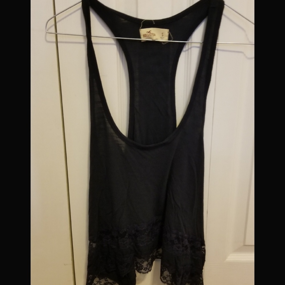 Hollister blue tank top